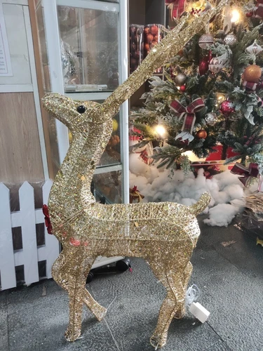 Mô Hình Tuần Lộc Đèn Led Trang Trí Noel