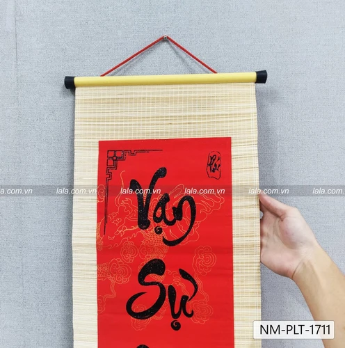 Combo Cặp Liễn Mành Câu Đối Đỏ Chúc Mừng Năm Mới - Vạn Sự Như Ý Mẫu 2