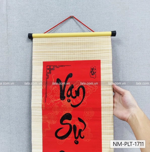 Combo Cặp Liễn Mành Câu Đối Đỏ Chúc Mừng Năm Mới - Vạn Sự Như Ý Mẫu 2