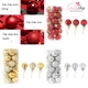 Hộp 24 Quả Châu 4cm Mini Trang Trí Noel