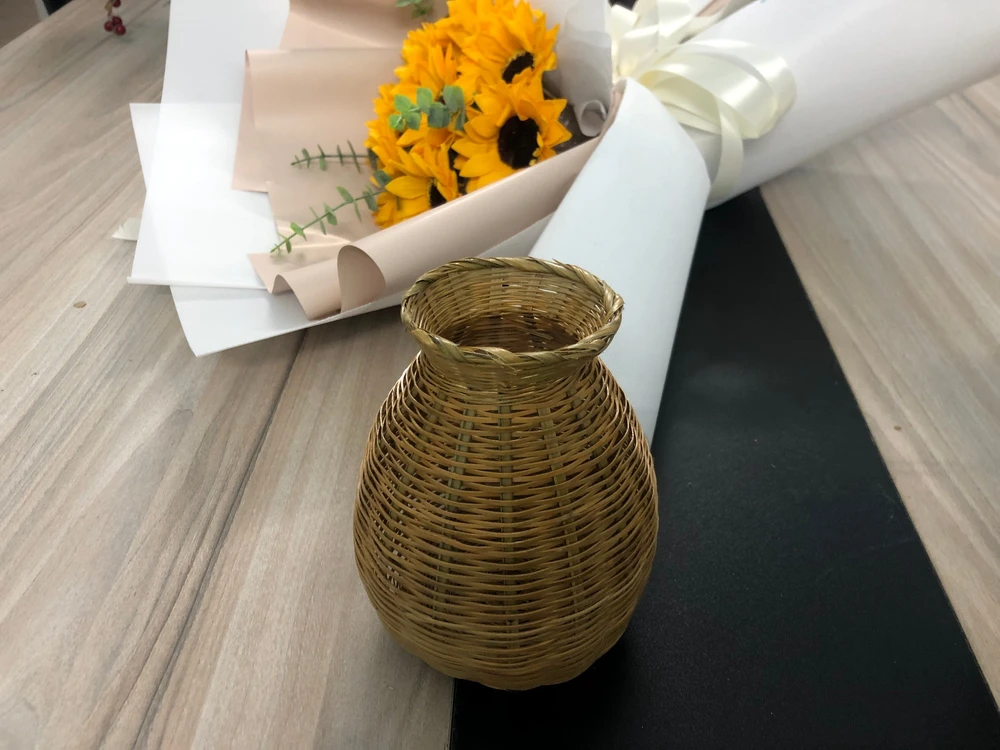 Giỏ Tre Trang Trí Tết làm phụ kiện 03