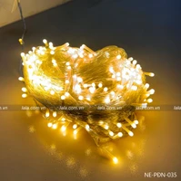 Dây đèn led trang trí 80m siêu sáng - Ánh sáng vàng 8 chế độ mẫu 035