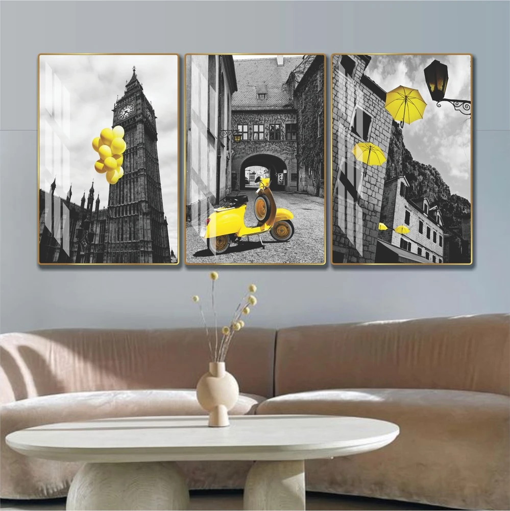 Tranh treo tường nghệ thuật phong cảnh đường phố mẫu 951