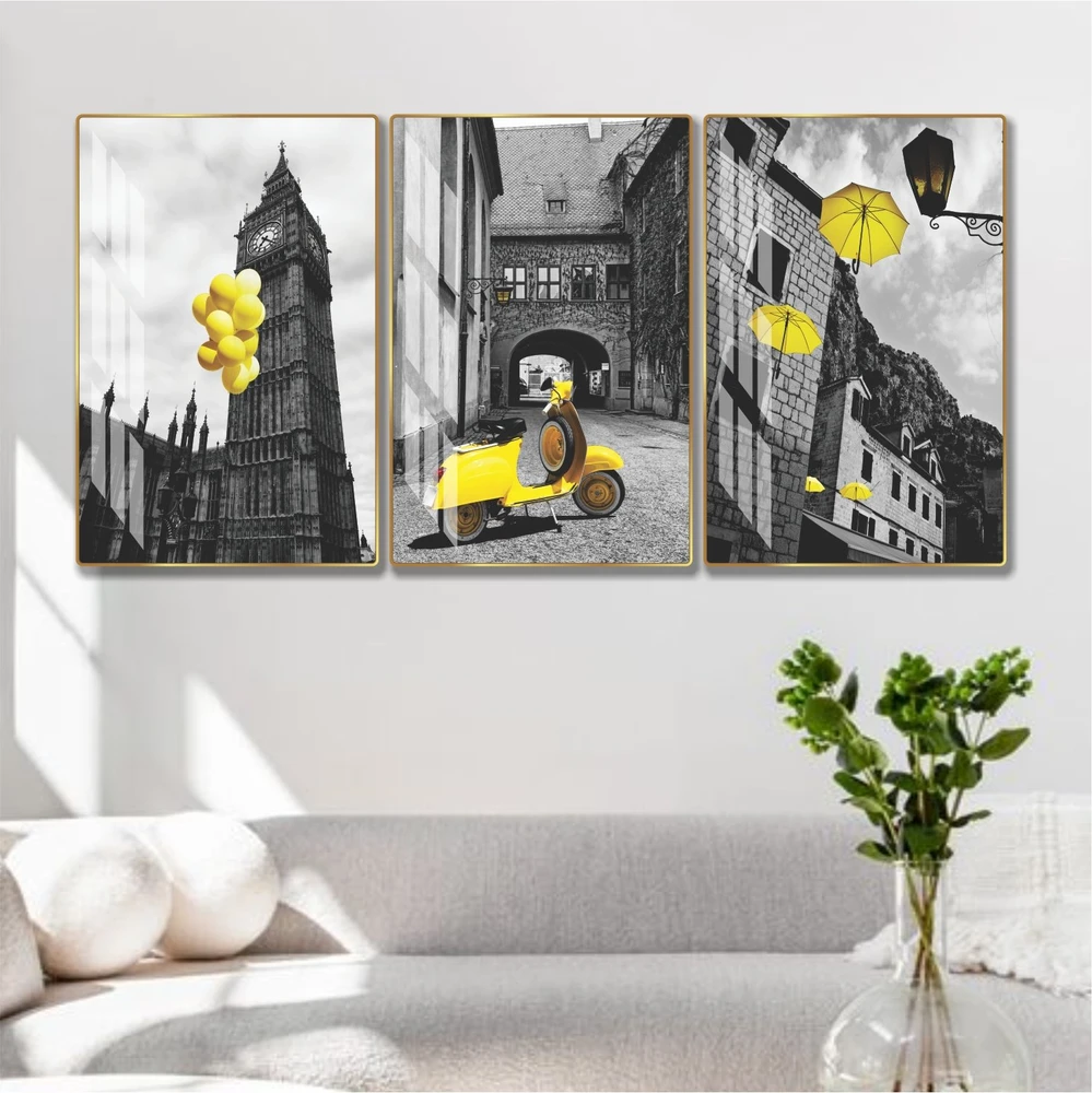 Tranh treo tường nghệ thuật phong cảnh đường phố mẫu 951