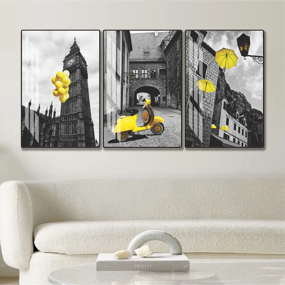 Tranh treo tường nghệ thuật phong cảnh đường phố mẫu 951