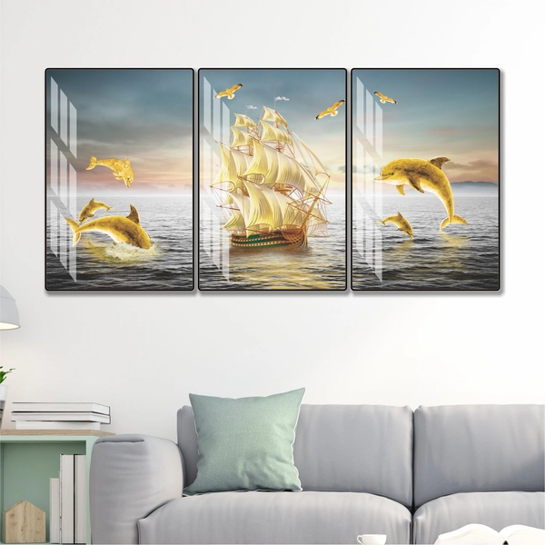 Tranh treo tường thuận buồn xuôi gió phong thủy phòng khách