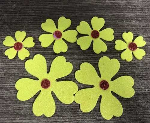 Set 6 hoa mai vàng trang trí tết mẫu 426