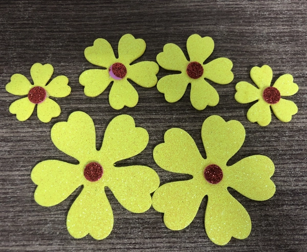 Set 6 bông mai vàng trang trí tết mẫu 426