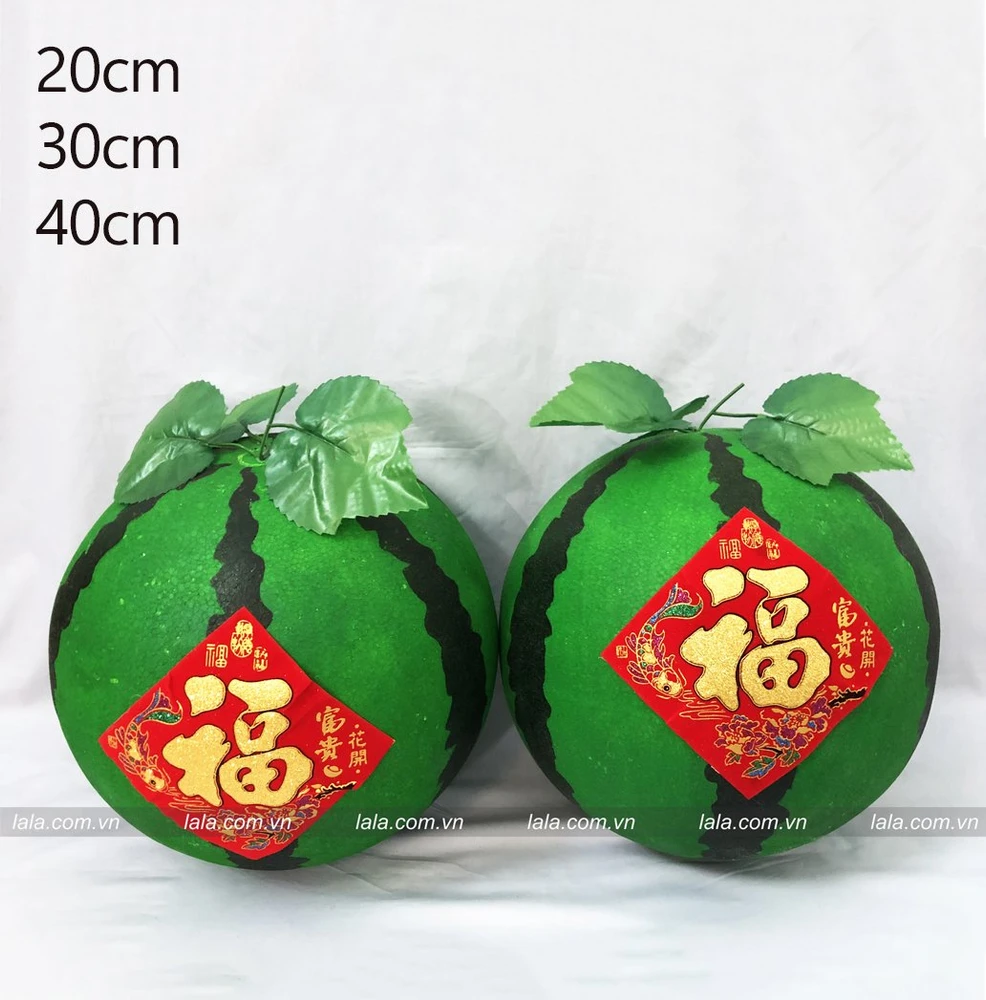 Mô hình quả dưa hấu trang trí tết