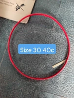 Vòng tre quấn ruy băng đỏ 30cm