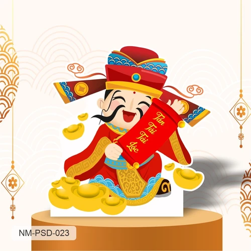 Standee Trang Trí Tết Thần Tài Chúc Tết