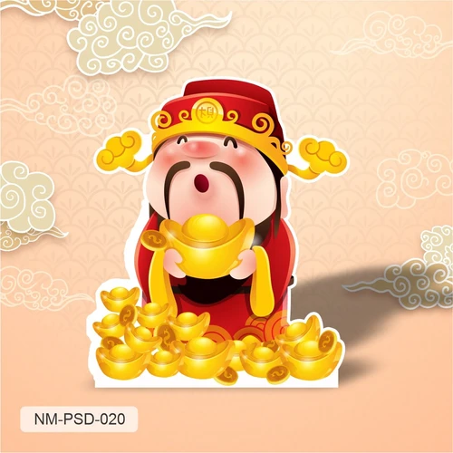 Standee Trang Trí Tết Thần Tài May Mắn