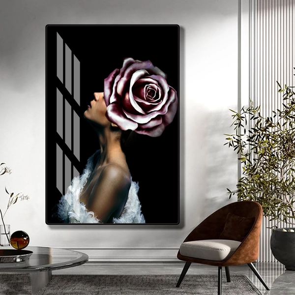 Tranh treo tường cô gái nghệ thuật mẫu 4003