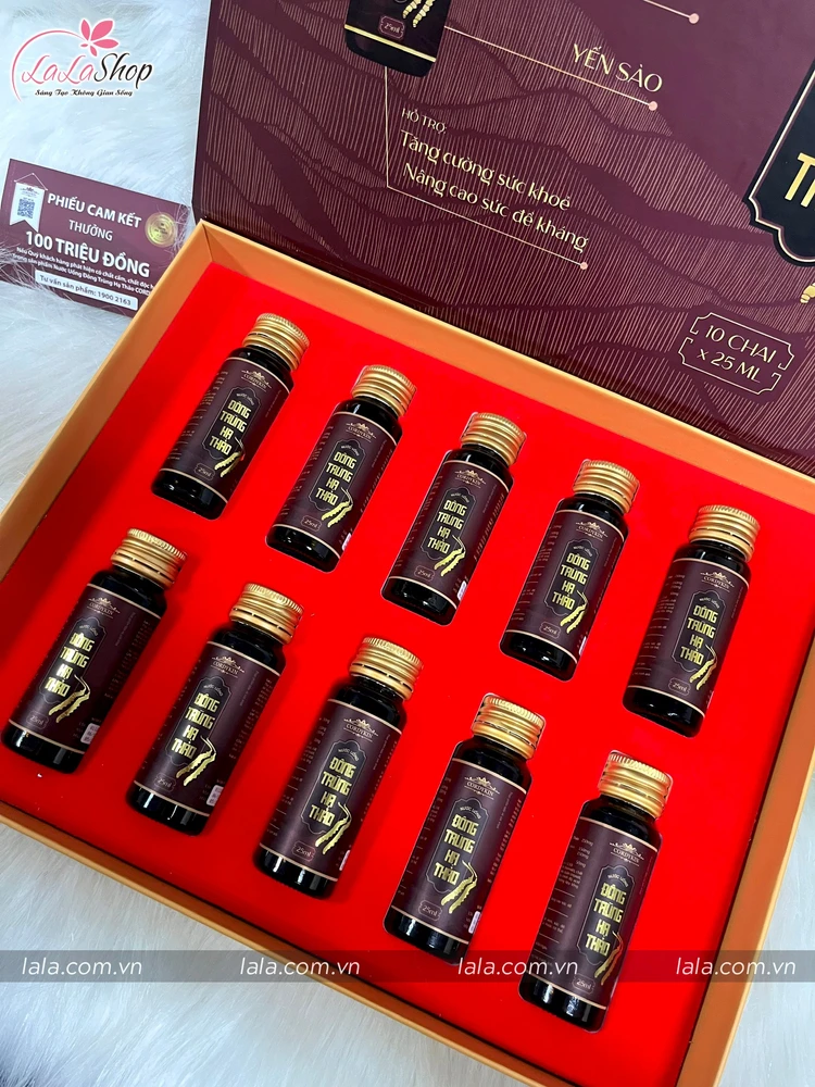 Hộp Quà Tết Đông Trùng Hạ Thảo Thượng Hạng