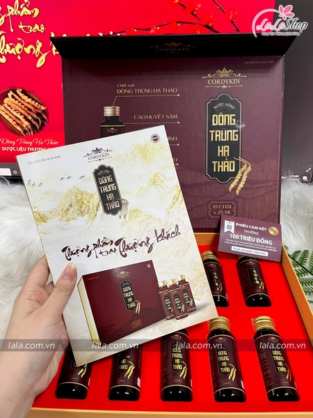 Hộp Quà Tết Đông Trùng Hạ Thảo Thượng Hạng