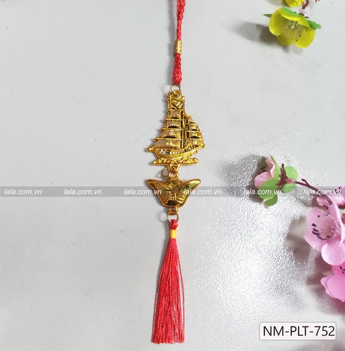 Dây lộc treo cây mai đào thuận buồm xuôi gió trang trí tết mẫu 752