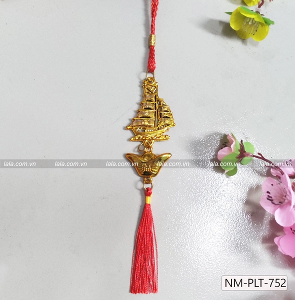 Dây lộc treo cây mai đào thuận buồm xuôi gió trang trí tết mẫu 752