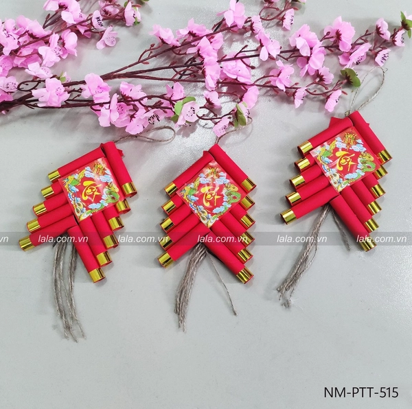 Dây pháo giấy chữ tết 20cm trang trí tết
