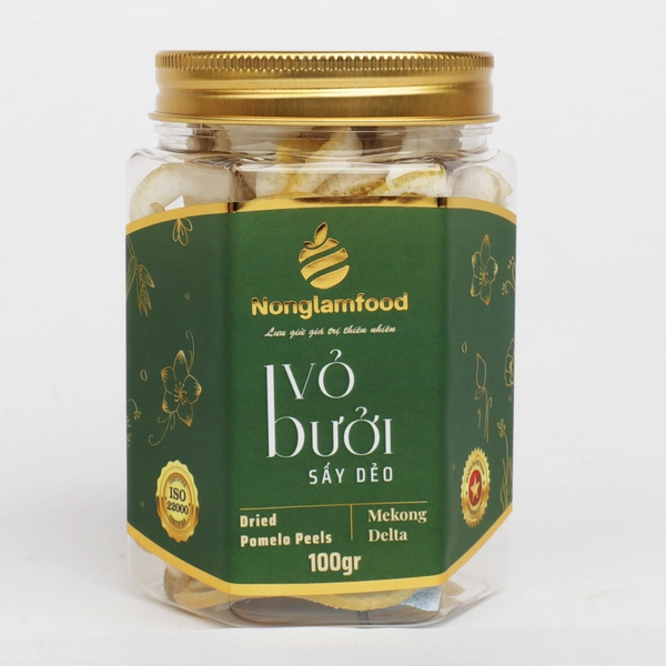 Vỏ bưởi sấy dẻo truyền thống