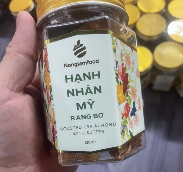 Hạnh nhân mỹ rang bơ