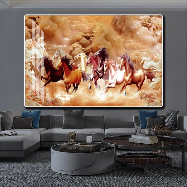 Tranh treo tường mã đáo thành công 8