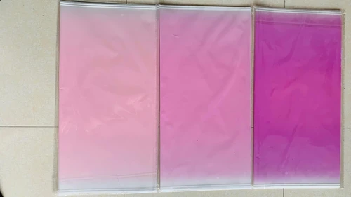 Giấy gói hoa giấy bóng viền sọc trắng nhiều màu