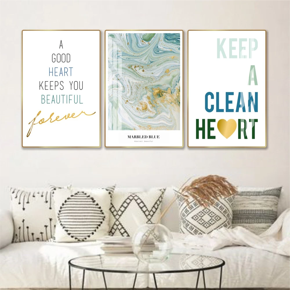 Tranh treo tường nghệ thuật Keep a clean heart