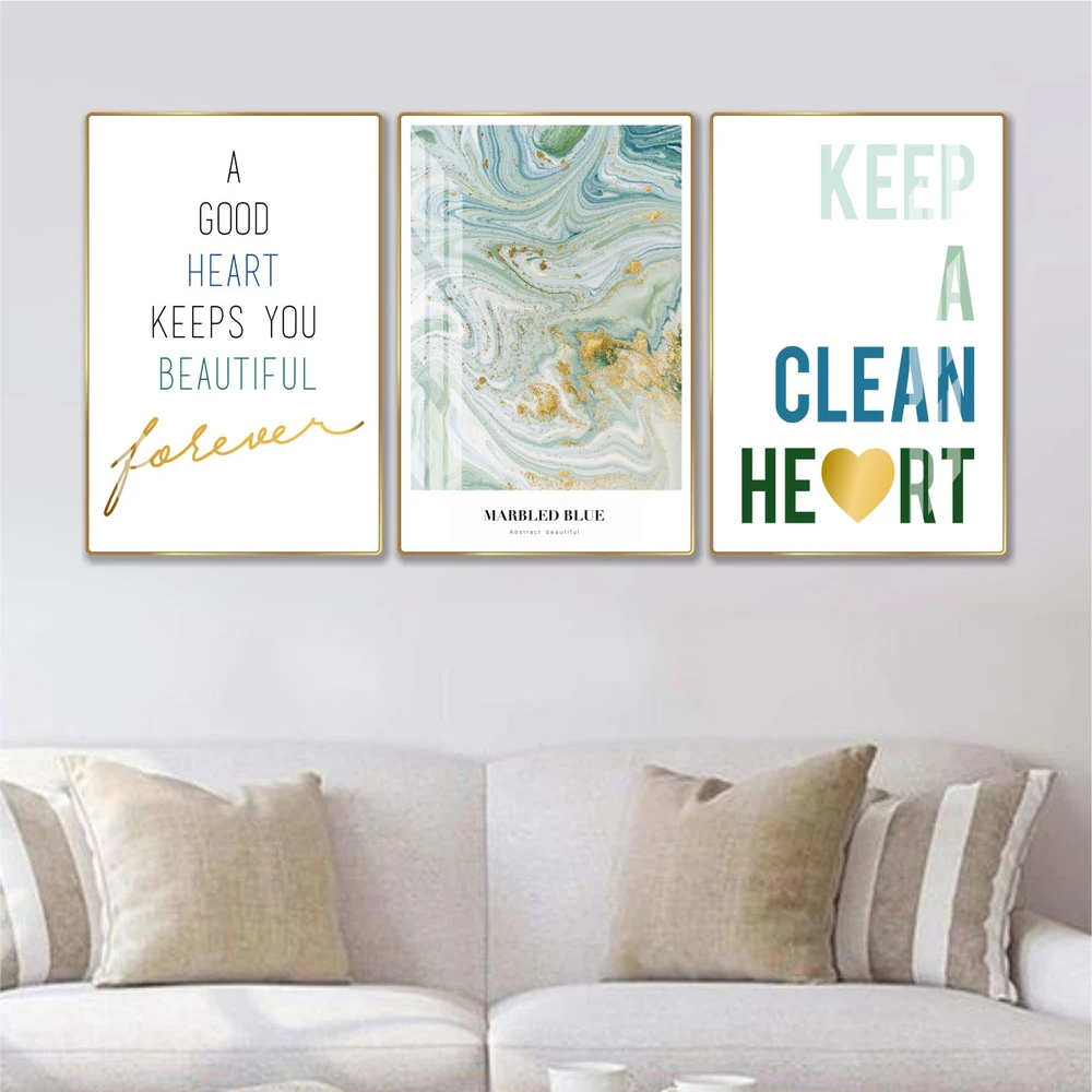 Tranh treo tường nghệ thuật Keep a clean heart