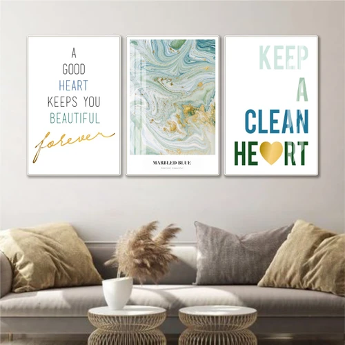 Tranh treo tường nghệ thuật Keep a clean heart