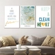 Tranh treo tường nghệ thuật Keep a clean heart