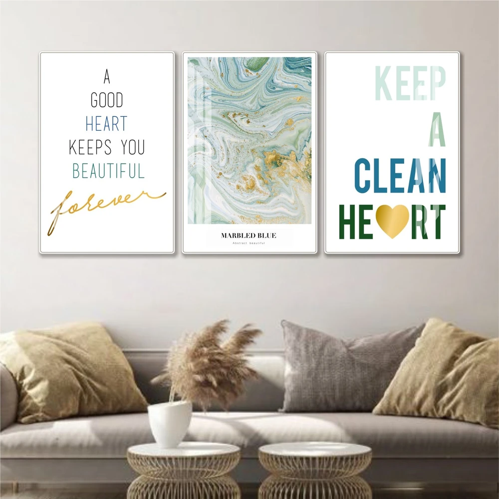 Tranh treo tường nghệ thuật Keep a clean heart