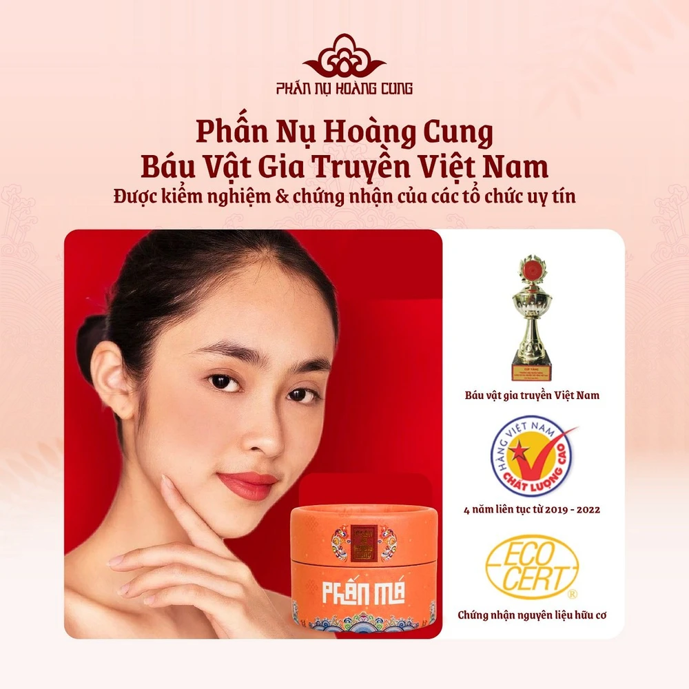 Quà tặng phấn má màu cam (dạng nén)