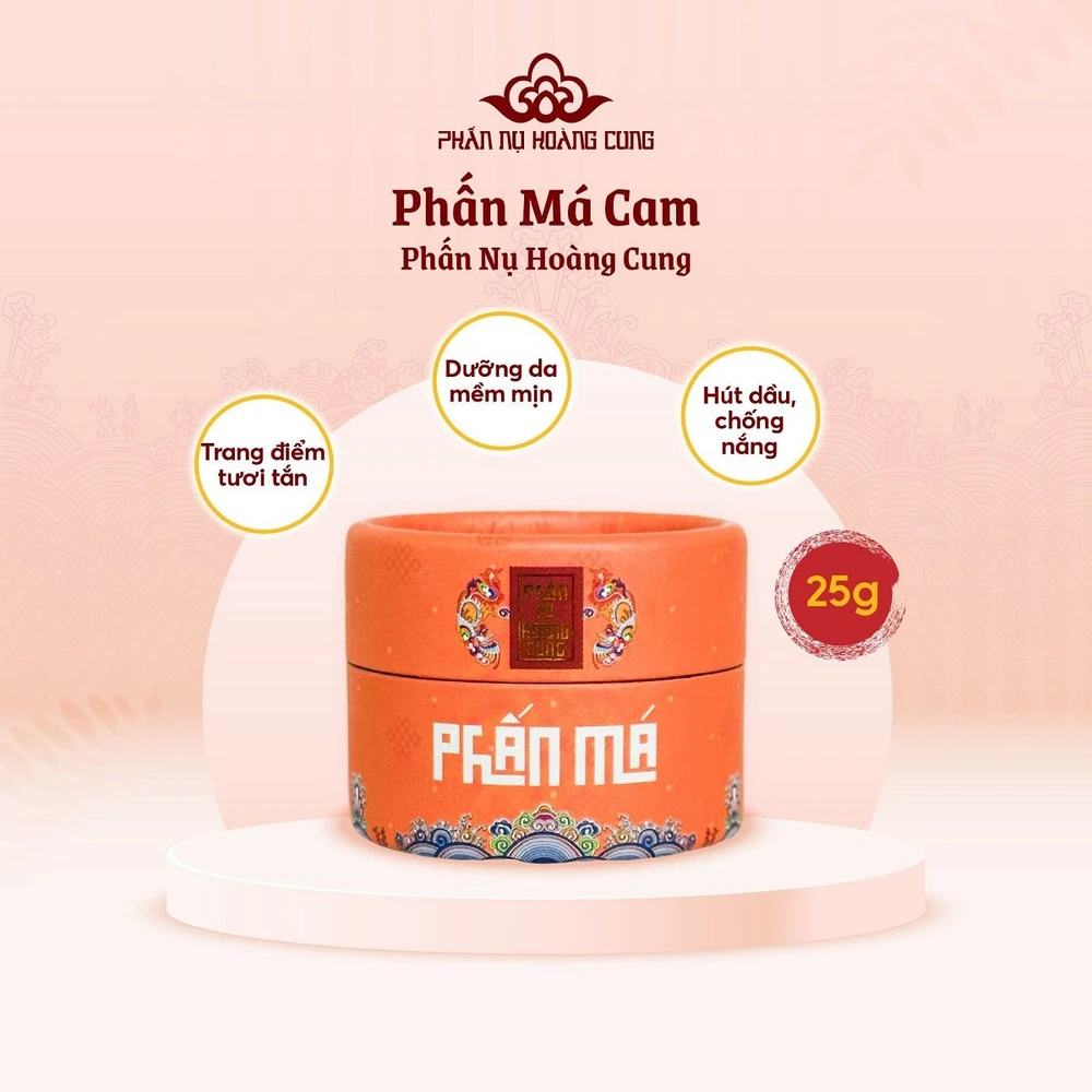 Quà tặng phấn má màu cam (dạng nén)