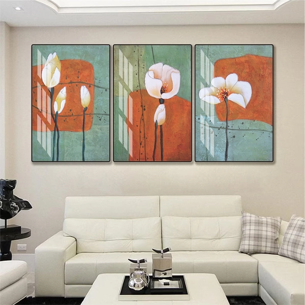 Tranh hoa treo tường nghệ thuật cổ điển mẫu 998