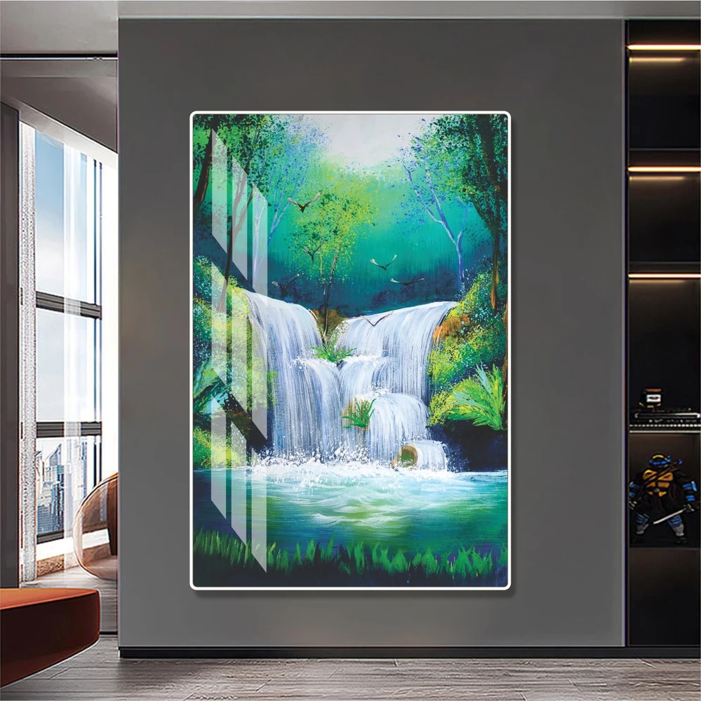 Tranh treo tường phong cảnh thác nước hùng vĩ mẫu 4004