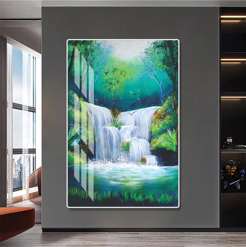 Tranh treo tường phong cảnh thác nước hùng vĩ mẫu 4004