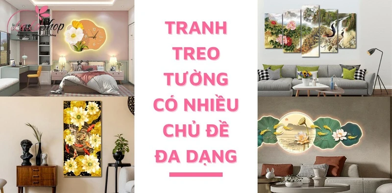 Các sản phẩm tranh treo tường tại Lala Shop