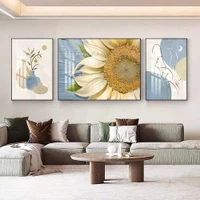 Tranh Cô Gái Và Hoa Hướng Dương Nghệ Thuật