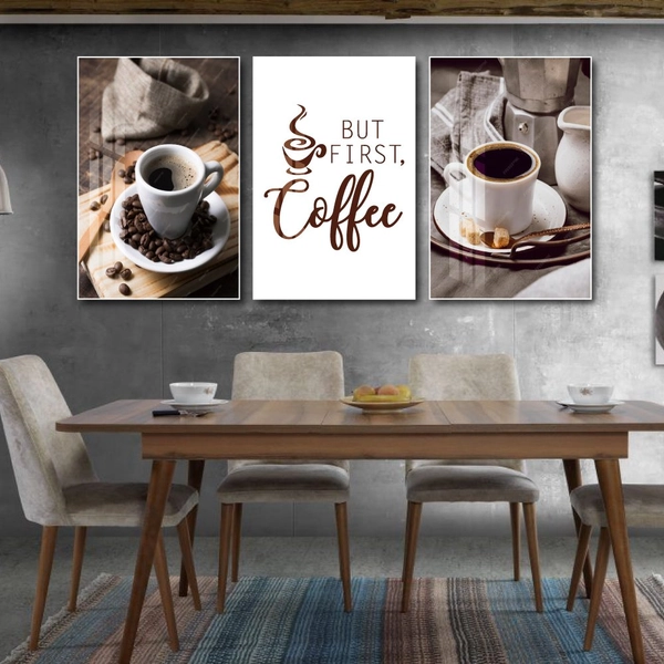 Tranh treo tường but first coffee