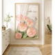 Tranh Treo Tường 1 Tấm Hoa Tullip Hồng Khoe Sắc Nghệ Thuật