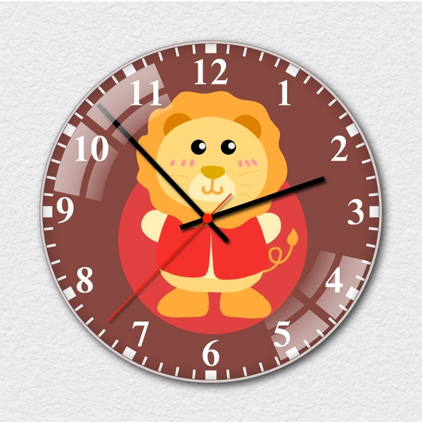 Đồng hồ treo tường sư tử tinh nghịch