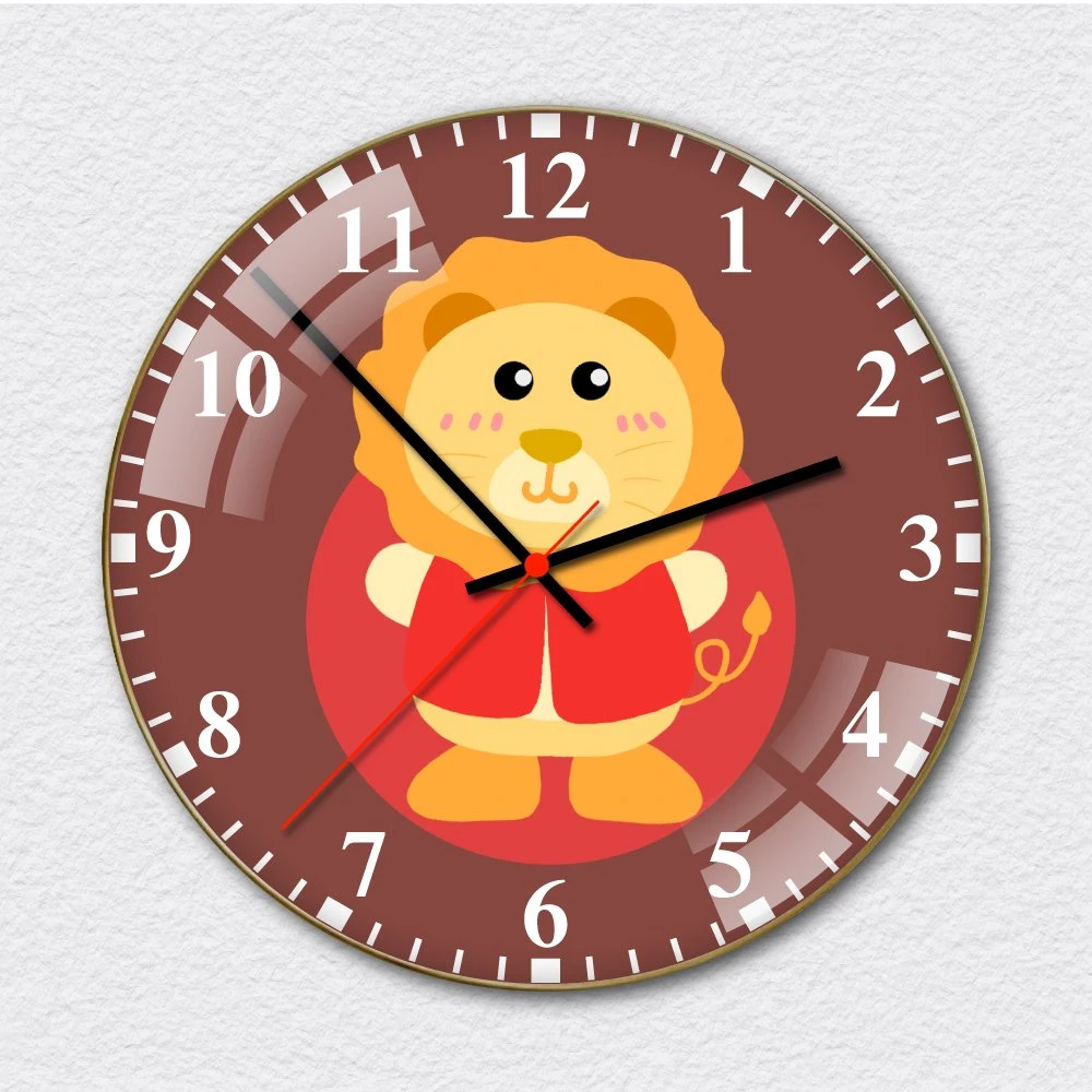 Đồng hồ treo tường sư tử tinh nghịch