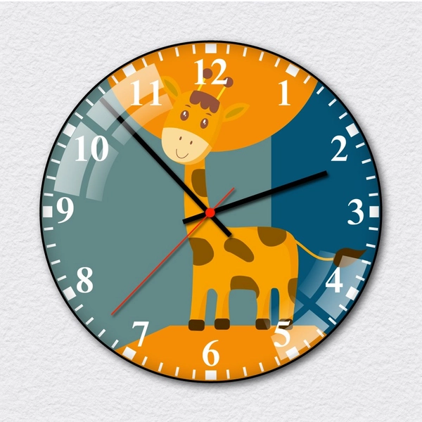 Đồng hồ treo tường hươu cao cổ đáng yêu