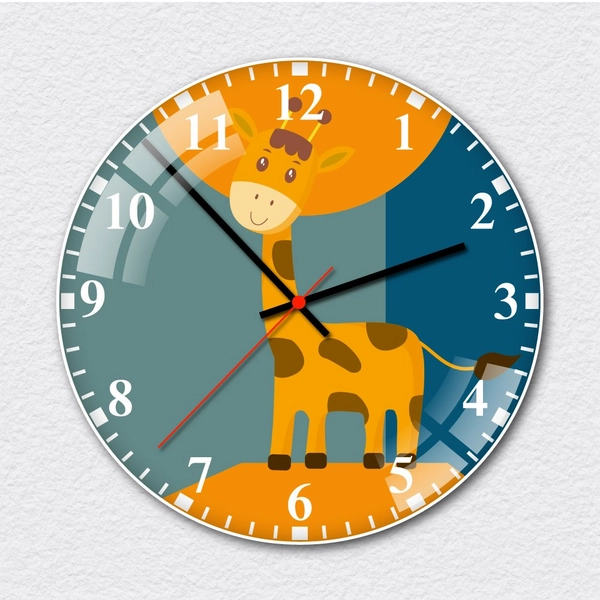 Đồng hồ treo tường hươu cao cổ đáng yêu