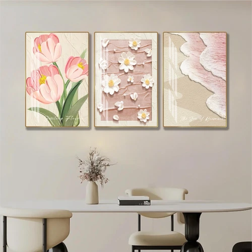 Tranh hoa treo tường nghệ thuật mẫu vintage 416