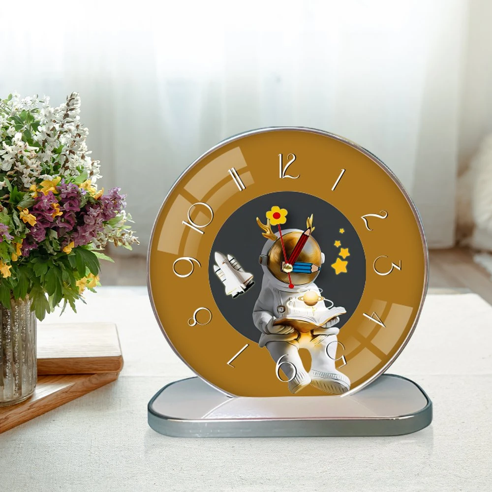 Tranh Đồng Hồ Để Bàn Phi Hành Gia Nghệ Thuật