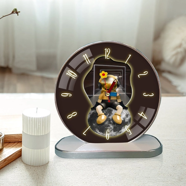 Tranh Đồng Hồ Để Bàn Phi Hành Gia Nghệ Thuật