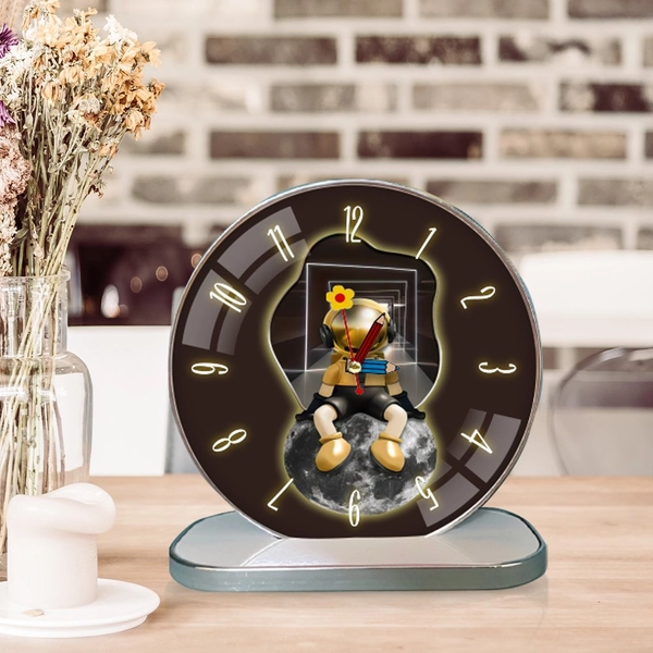 Tranh Đồng Hồ Để Bàn Phi Hành Gia Nghệ Thuật