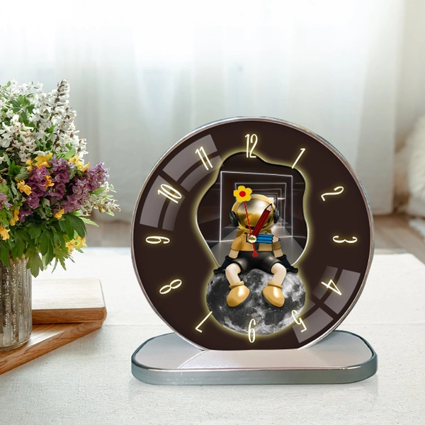 Tranh Đồng Hồ Để Bàn Phi Hành Gia Nghệ Thuật