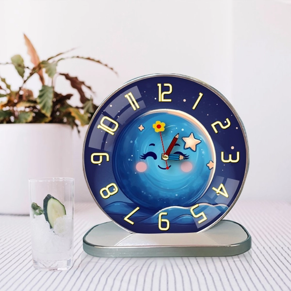 Tranh Đồng Hồ Để Bàn Hành Tinh Nghệ Thuật